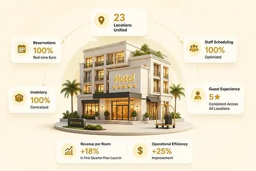 Hotel Chain Unifies 23 Locations on One Operations Platform