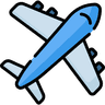 Flying airplane