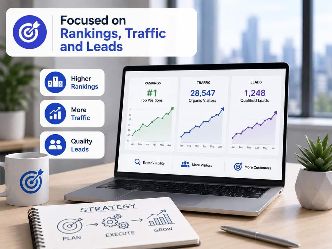 Focused on Rankings, Traffic and Leads