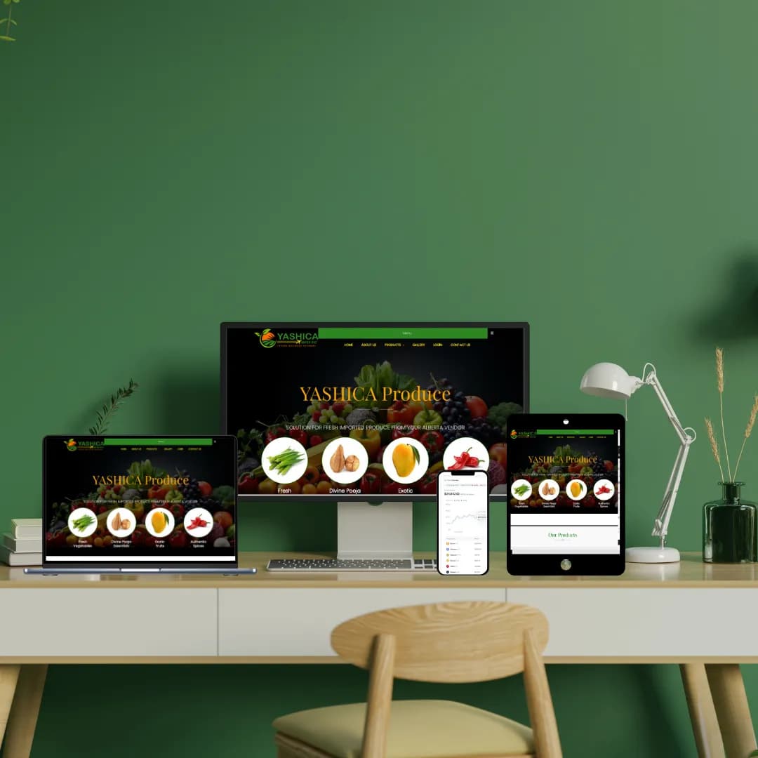 Yashica Produce - Fresh Food Ecommerce