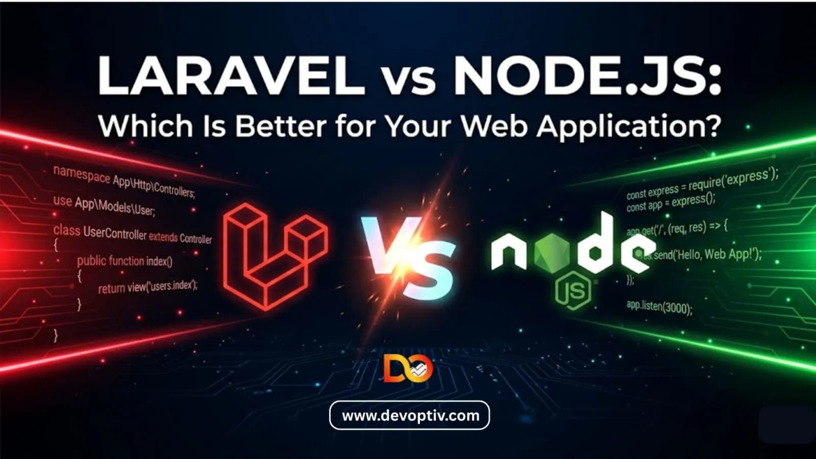 Laravel vs Node.js: Which Is Better for Your Web Application?